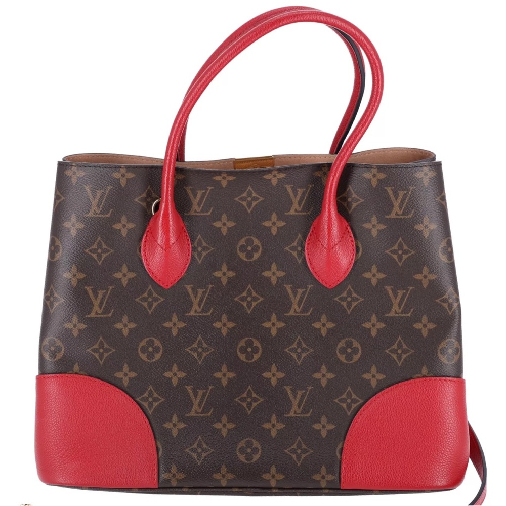 Louis Vuitton Flandrin Triple Compartment Satchel Monogram Brown Cerise M41596 - Picture 7 of 13